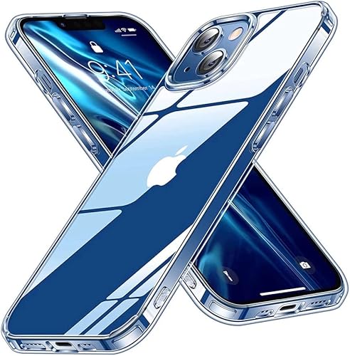 Fleur D'aimer - Funda compatible con iPhone 13 Pro, no amarillea, a prueba de golpes, funda transparente para teléfono 13 Pro 2021