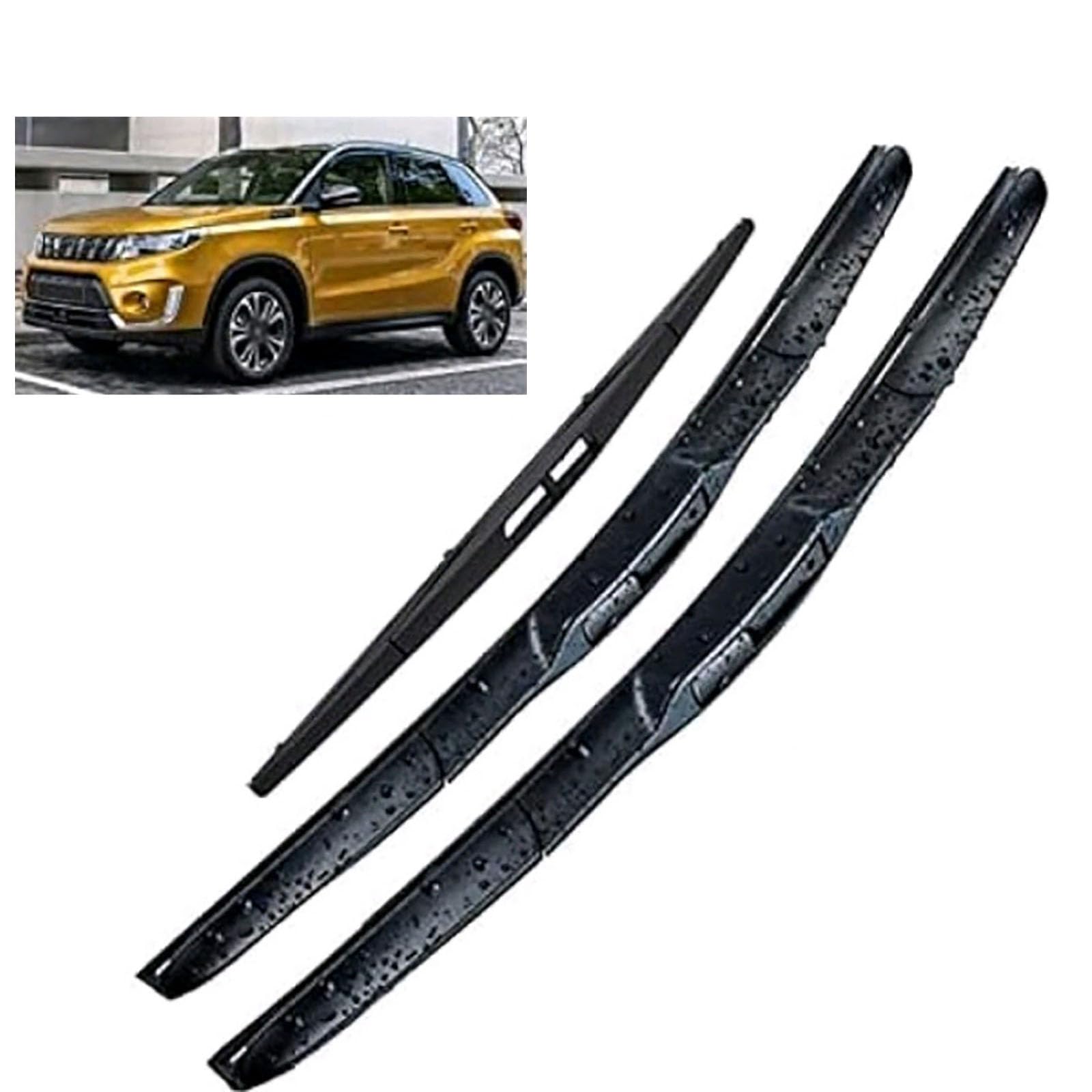 Dla Suzuki Vitara 2015-2024, zestaw akcesoriów zewnętrznych do regulacji przedniej i tylnej szyby samochodu