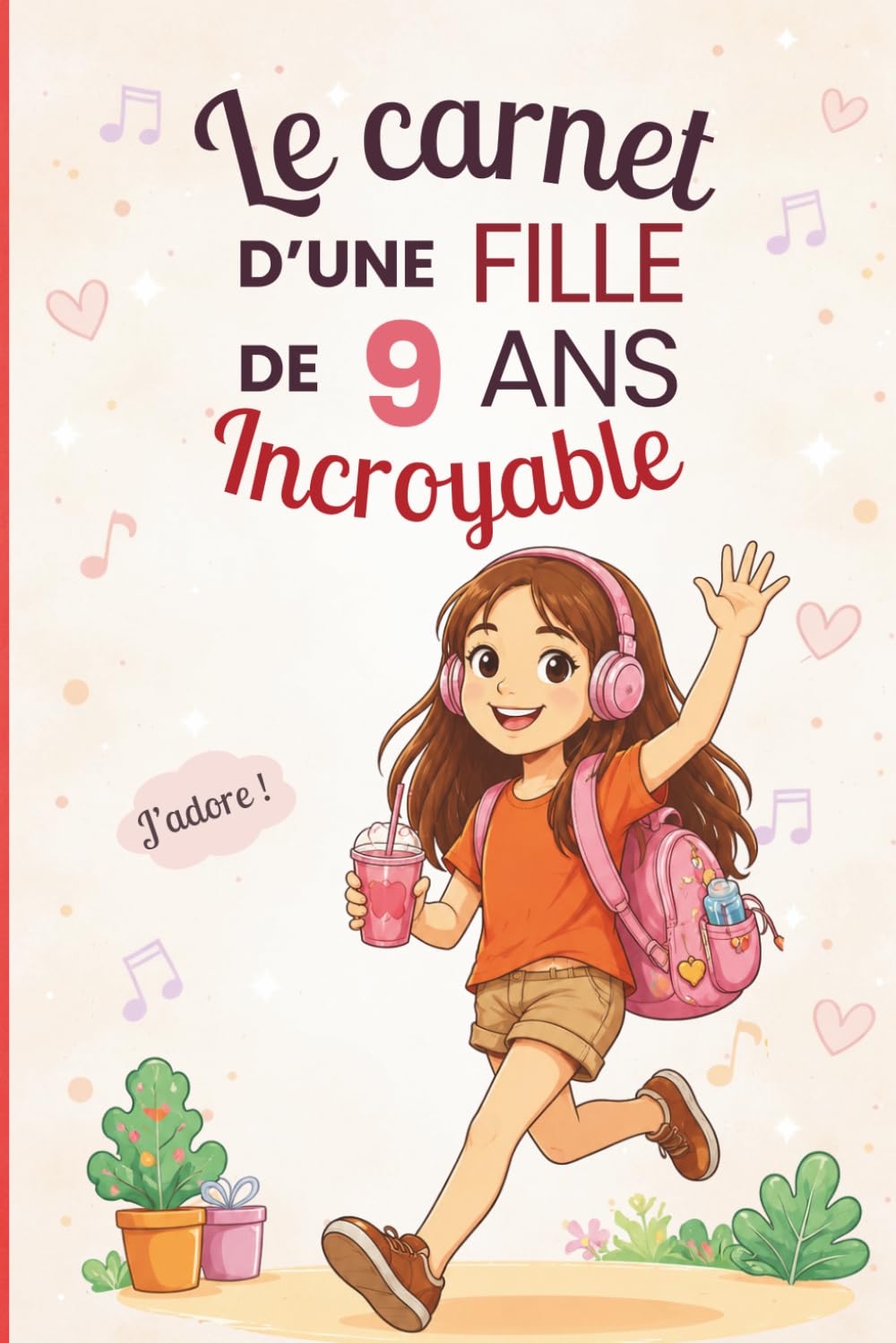 Le carnet d’une fille incroyable de 9 ans: Cahier d’activités pour développer créativité, confiance et imagination – le cadeau parfait pour une fille de 9 ans