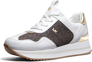 Michael Kors Women's Raina Trainer, Brown, 10