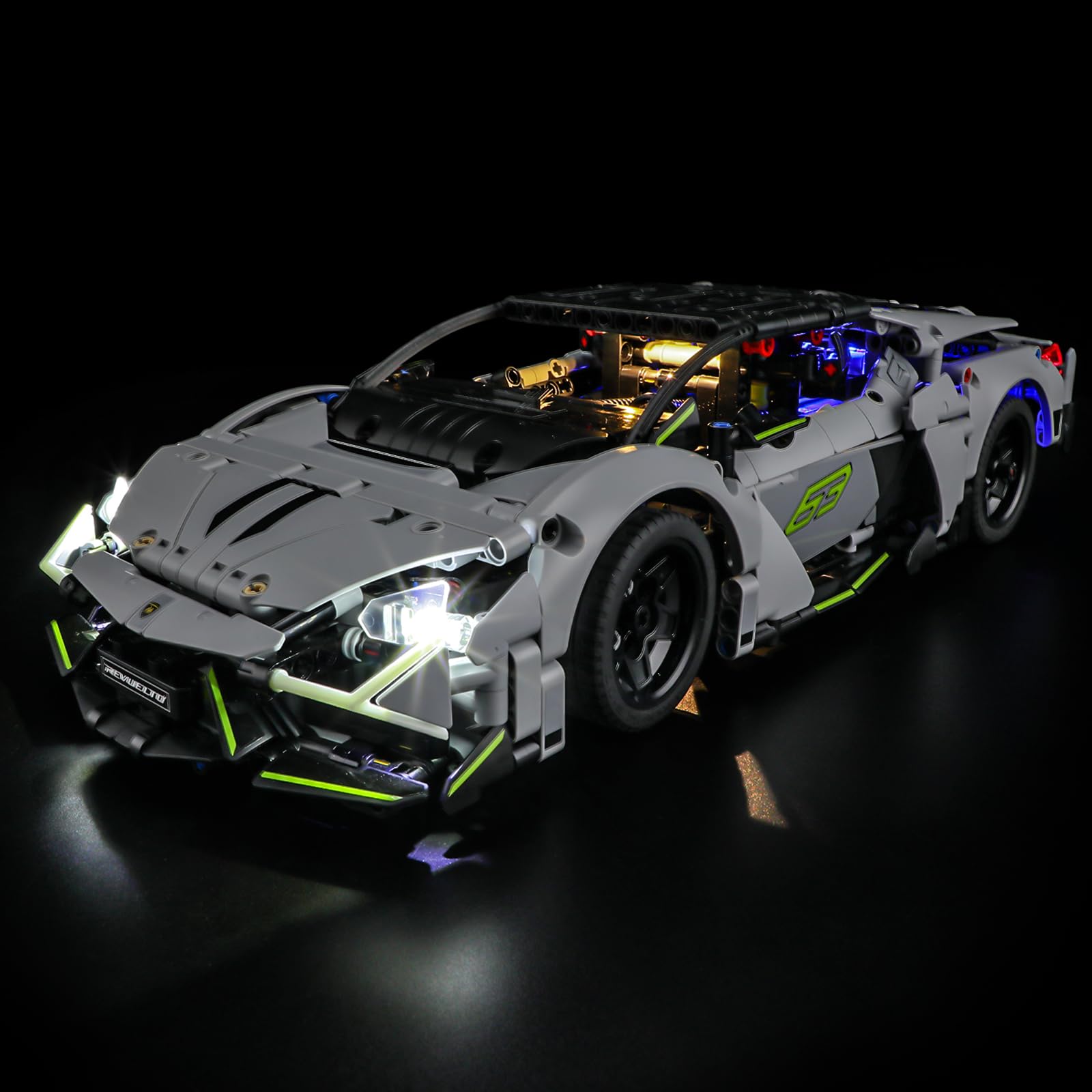 BRIKSMAX 2.0 Light Kit Compatible with Lego Technic Revuelto Super Sports Car 42214 Building Sets- LED Lighting Kits (Accessories Only)