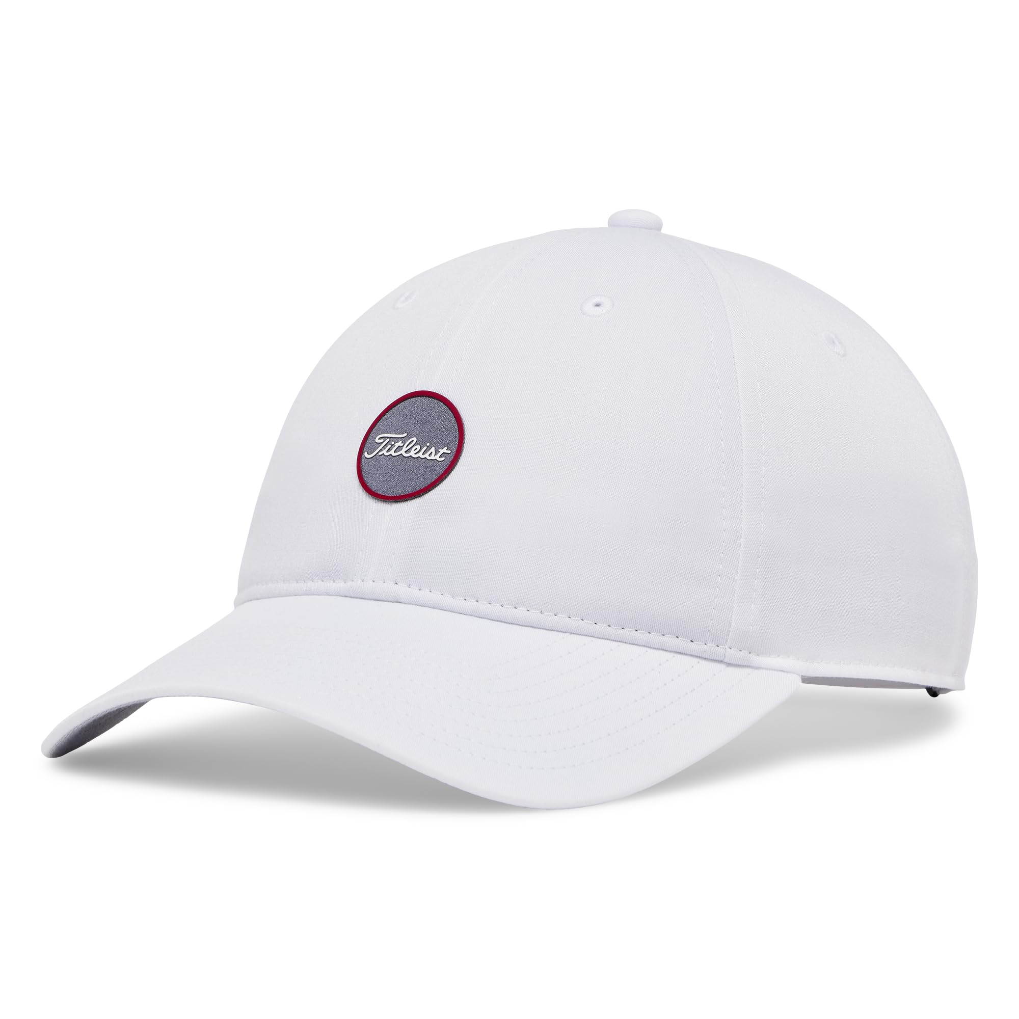 Titleist Montauk Lightweight Golf Cap, Adjustable, White/Washed Indigo/Crimson