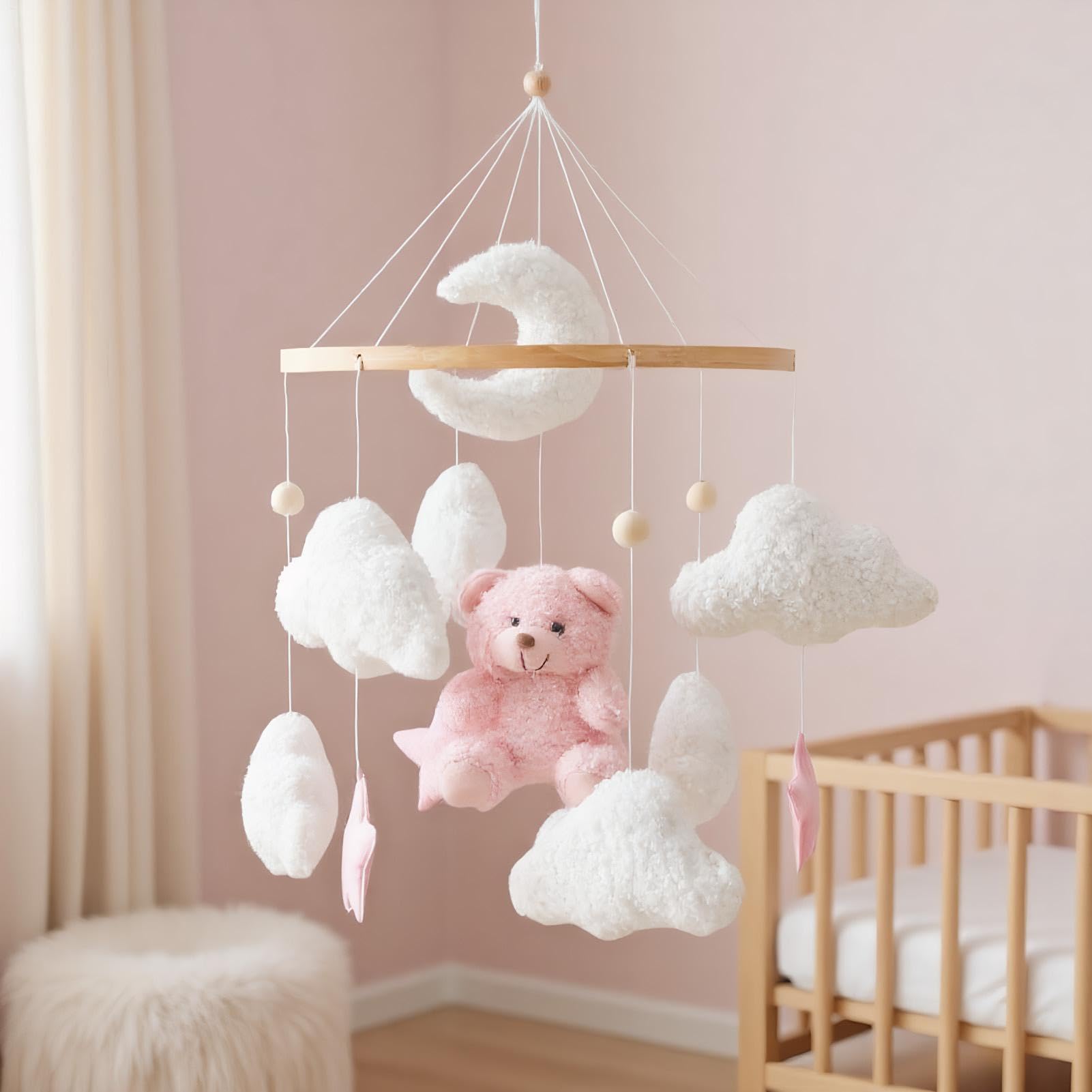 Kids Essential - Ornamento a movimento delicato, rilassante per la cameretta dei bambini, decorativo per , crea un'atmosfera leggera, articolo per tranquilla, utile per il