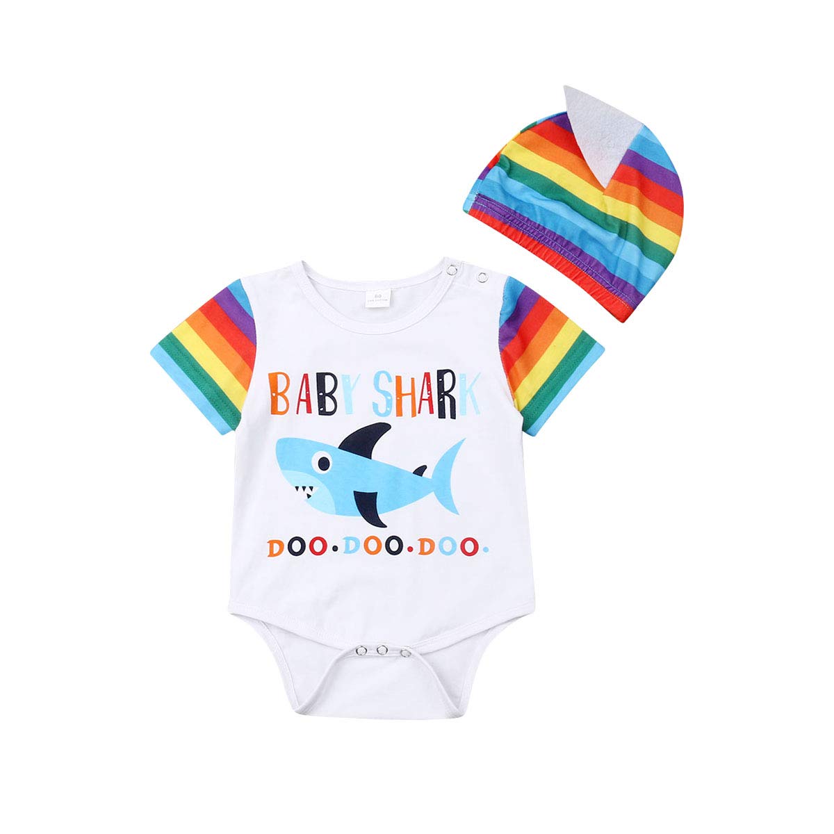 xushiyang Toddler Clothes Short Sleeve Suit White