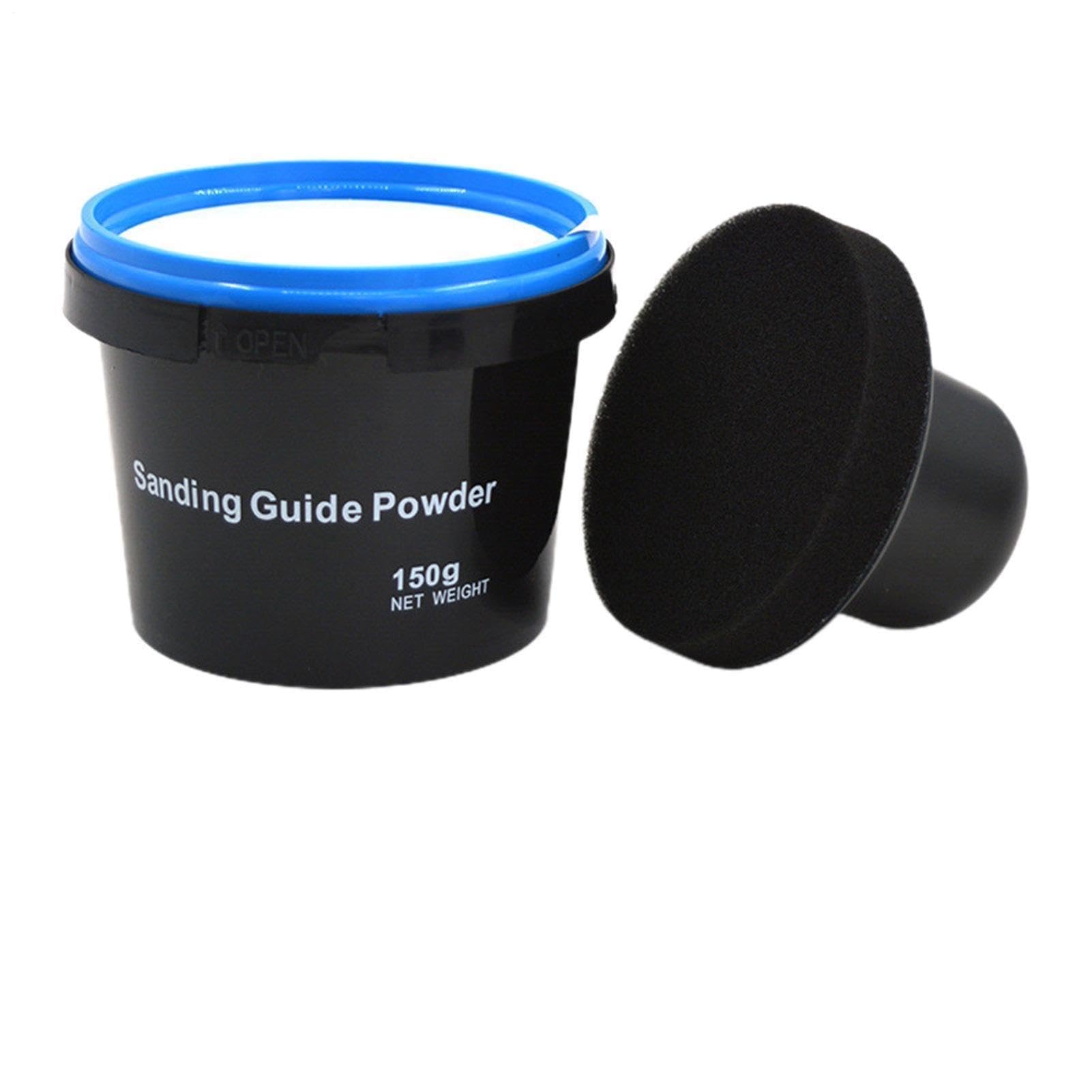Dry Guide Coat Powder – Guía de lijado, Polvo para guía, guía para el cuerpo, lámina autoadhesiva simple con asa, reutilizable, sin goteo, polvo de recubrimiento de guía