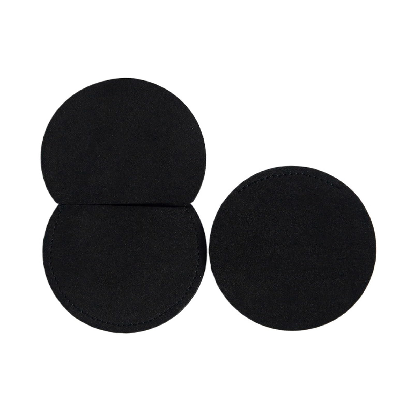 RRYPBOVG Jewelry Storage Bag 5pcs 7x7cm Earrings Jewelry Bag Round Velvet Suede Storage Pouch Ring Bracelet Necklace Travel Organizer