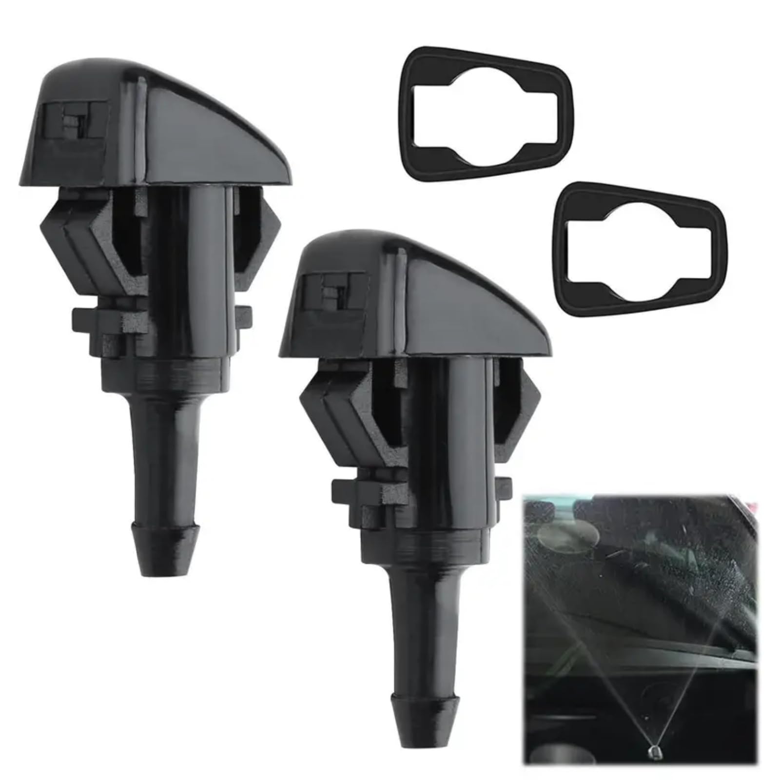 2 Pack Windscreen Washer Nozzles Washer Jets Front Windshield Washer Nozzles