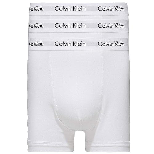 Calvin Klein Men's Trunk (Pack of 3) - S - White
