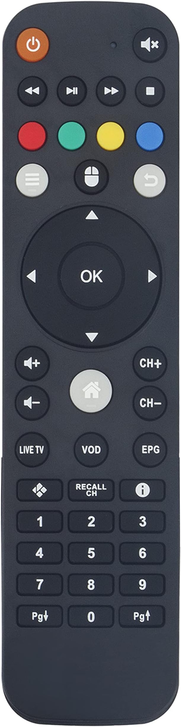 Replaced IR Remote fit for Buzztv XPL 1000 XPL1500 XPL1900 XPL2000 XPL3000 IPTV Series Set Top Box