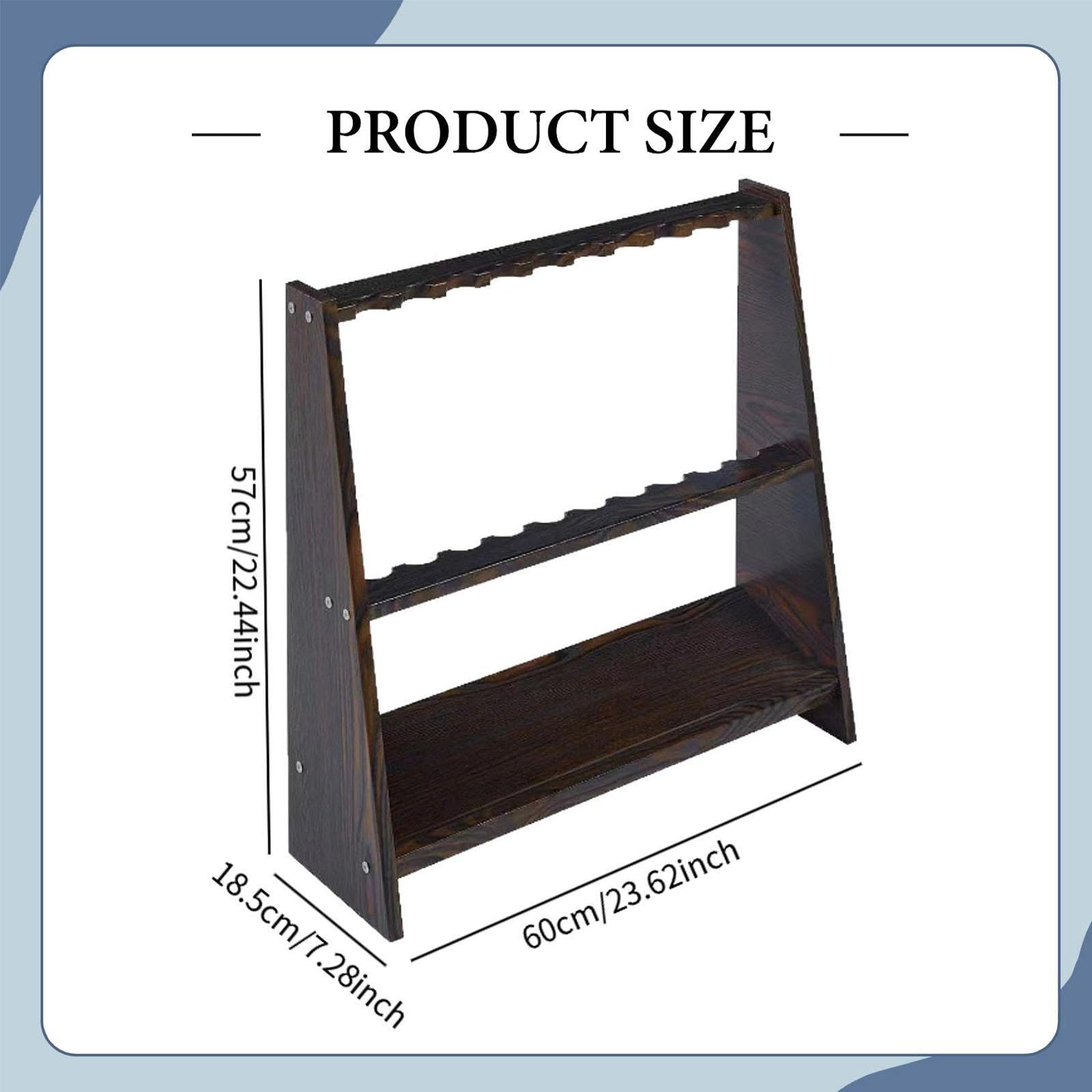 Rastrelliera Biliardo 10 Slot Design Stabile