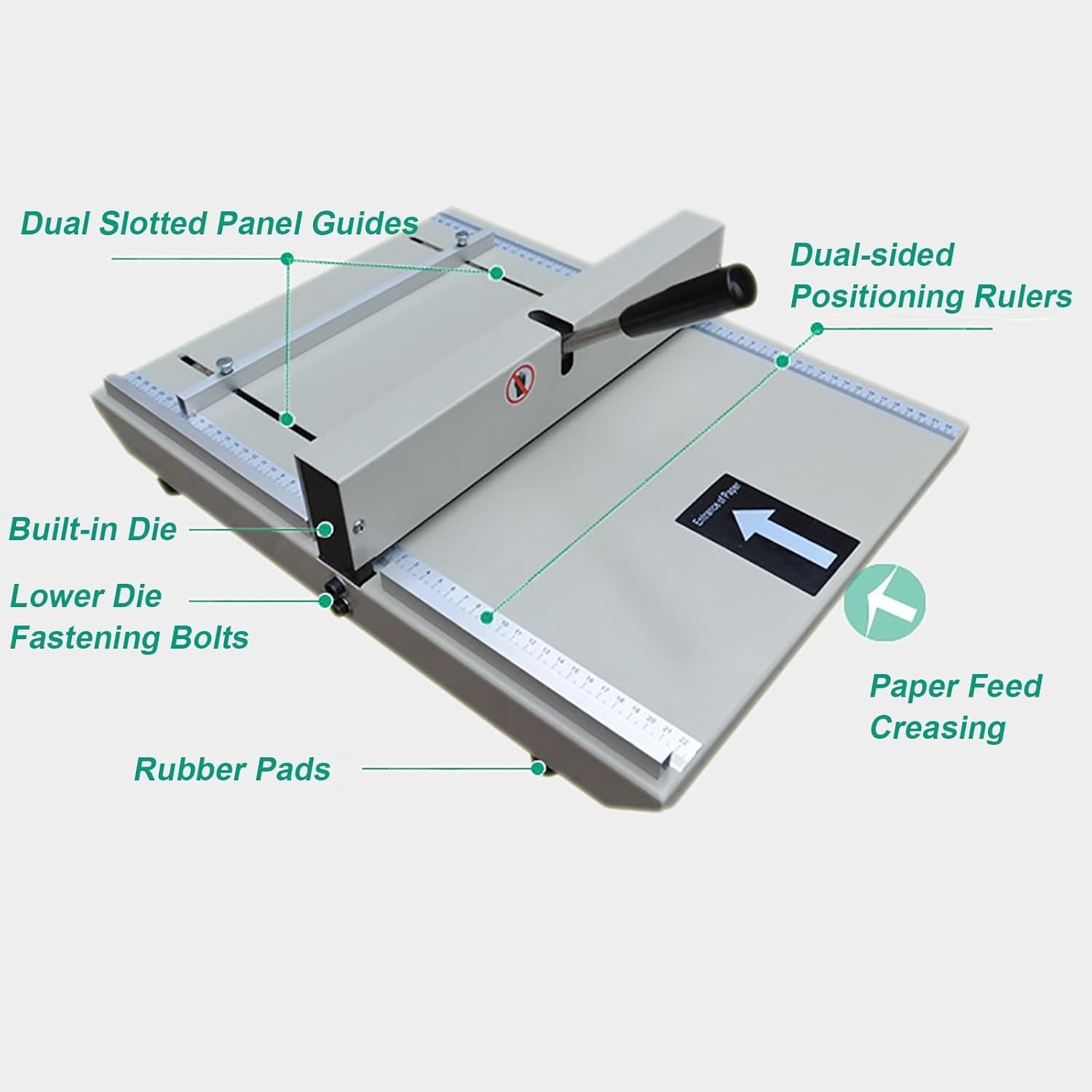 Ręczna Bigówka, Szerokość 35/46/48 Cm, Dwustronna Linijka Do Pozycjonowania, Regulowana Głębokość Bigowania 0,4 Mm Dla Kart Fotograficznych Z Rysunkami(350mm)