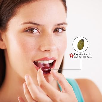 Ohh! Berry Miracle Berry [all 6 of them],Miracle Berries are 100% Natural & Freeze-Dried Friut Snacks to Turn Sour To Sweet and Reduce Sugar Use For Better Health Forever,No Preservatives