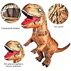 Aufblasbare Dinosaurier T-Rex Kostüm - Adult eine Größe Kostüm Halloween Outfit - mit Batterie betriebenen Ventilator #4