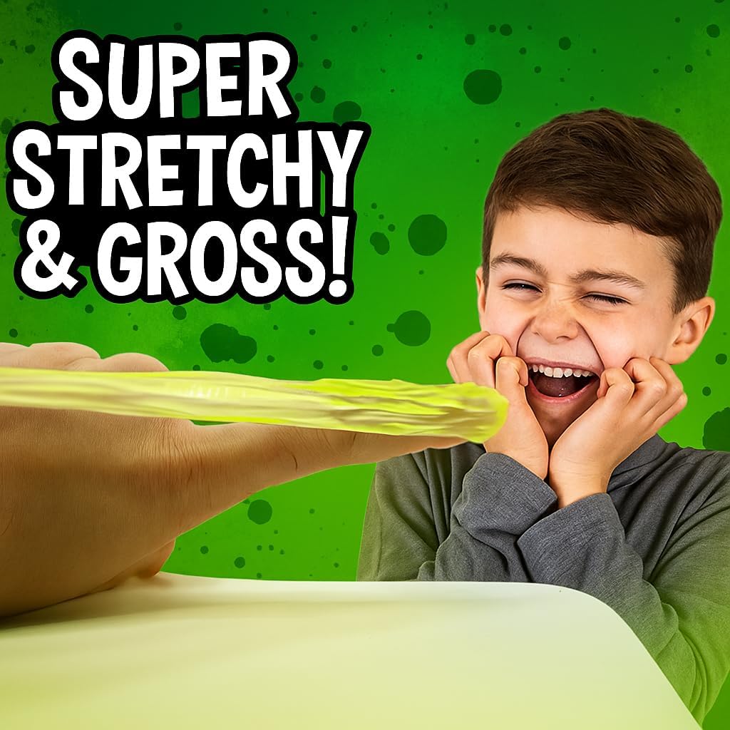 JA-RU Gross Snot Flinger Toy (1 Pack) Icky & Stretchy Launching Booger. Halloween Party Favor, Gross Toy, Sticky Flinger, Launcher, Prank, Party Favor, Classroom Prize 2493-1