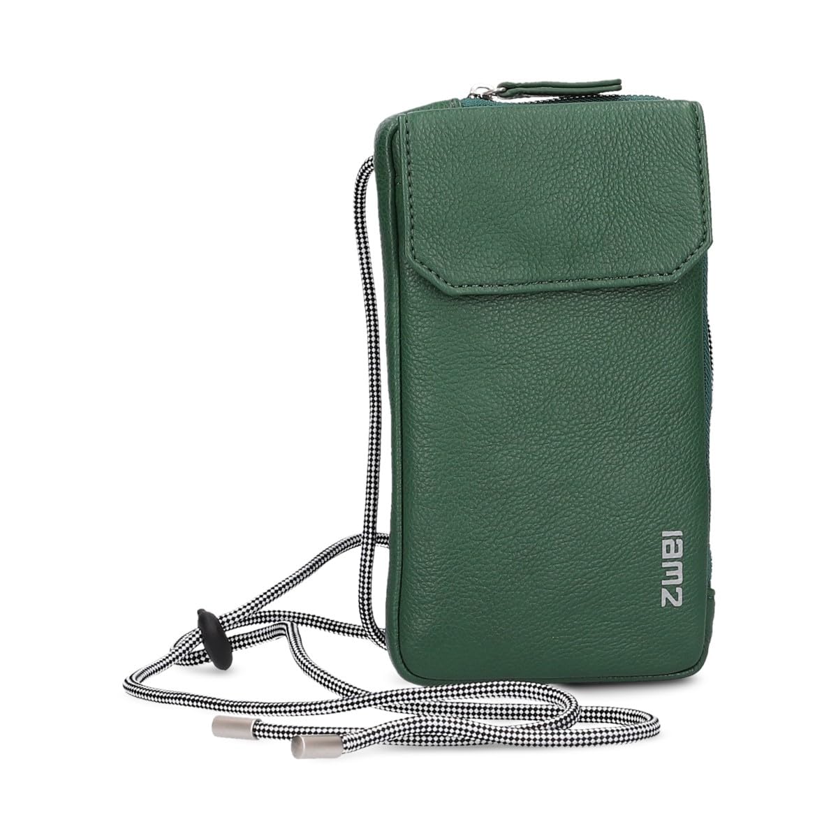 Zwei Handytasche zum Umhängen Mademoiselle.M MP30 Smartphone-Etui & Geldbörse 2-in-1, umlaufender Reißverschluss, längenverstellbarer Riemen, Mini-Handtasche 19 x 10 x 3 cm