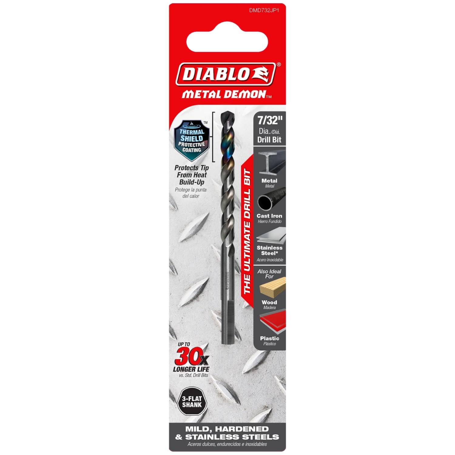 やーもん　1 Diablo Metal Demon Drill Bits for Mild, Hardened and