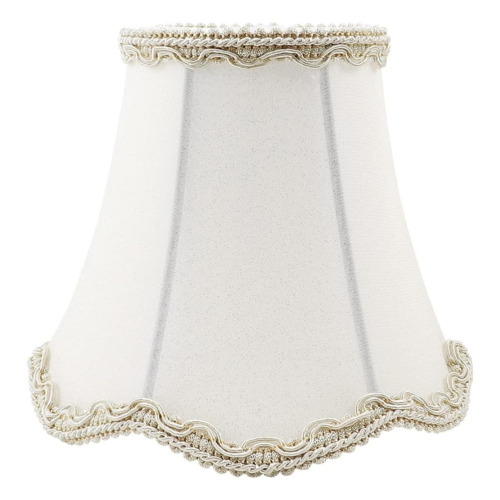 CTRLZS European Style Fabric Lampshade Wall Lamp Shade, Vintage Chandelier Cloth Cover, Luxurious Home Decor Accessory