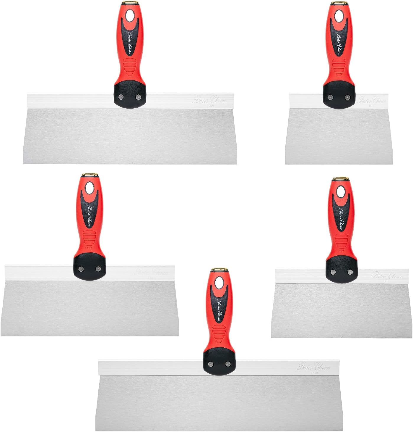 WORKPRO Drywall Knife Set, Stainless Steel Taping Knife Putty Knife