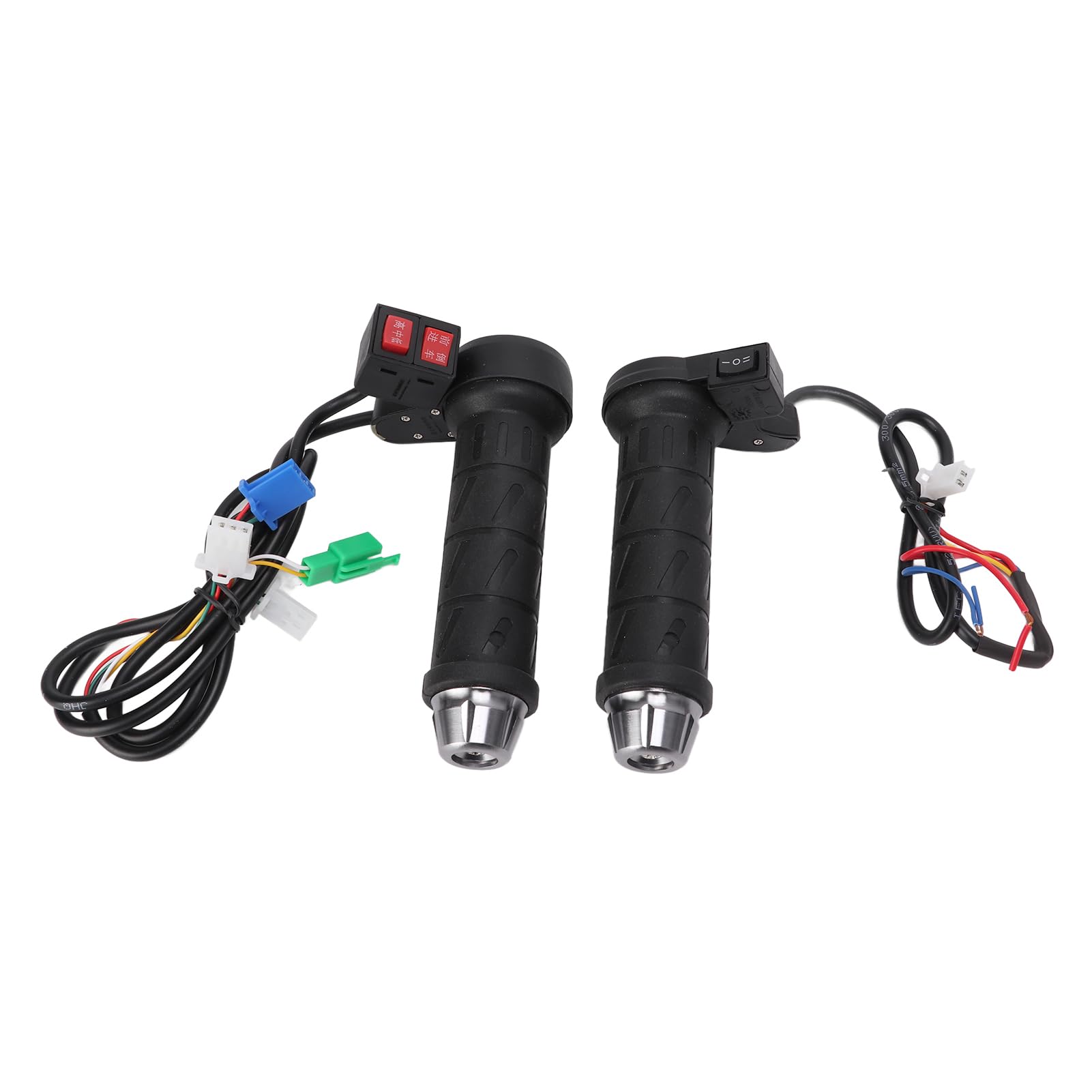 1 para elektrycznie podgrzewana kierownica uniwersalna pięciobiegowa regulacja temperatury chwyty motocyklowe 22mm do ATV