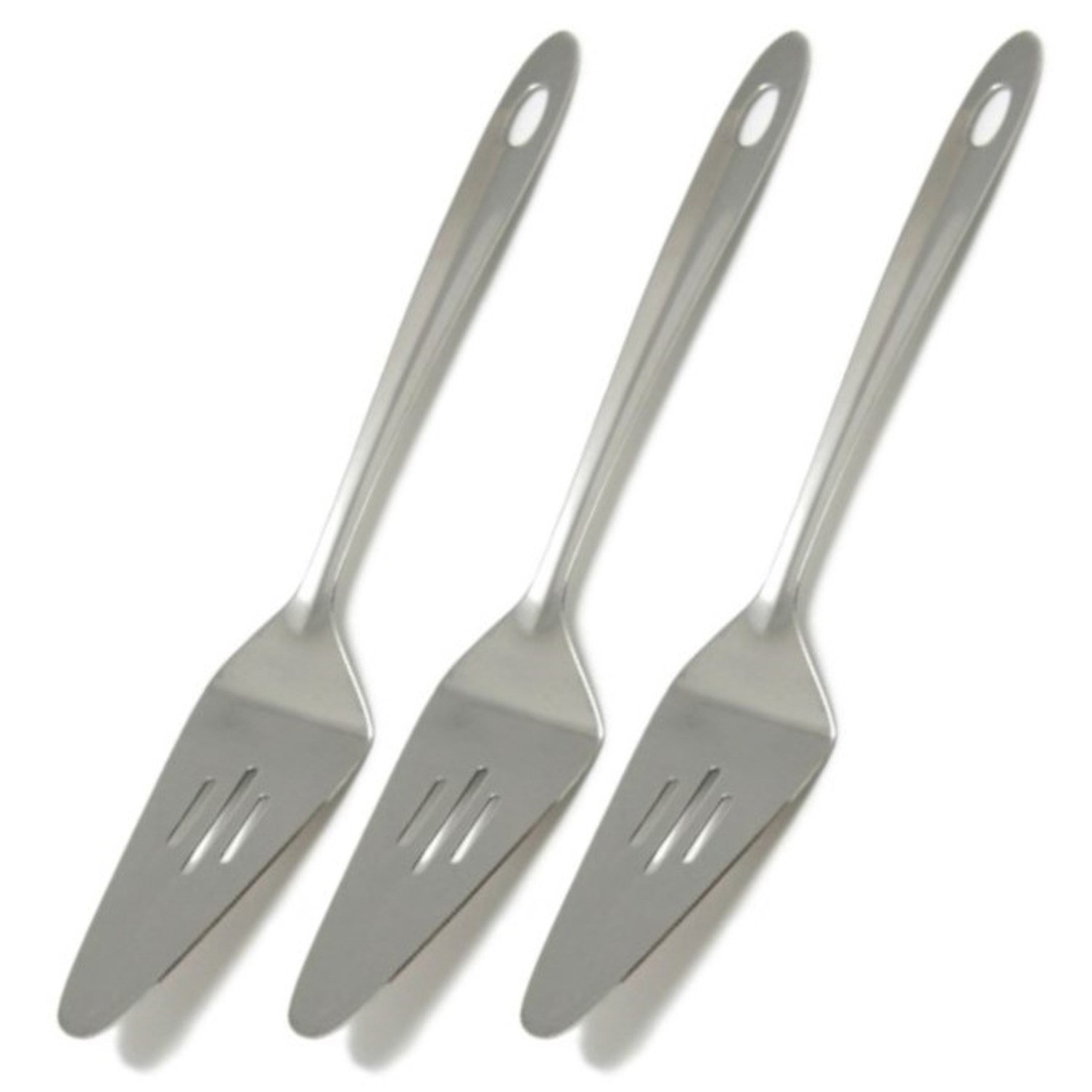 Chef Craft Pelle à tarte en acier inoxydable, 26,7 cm (lot de 3)