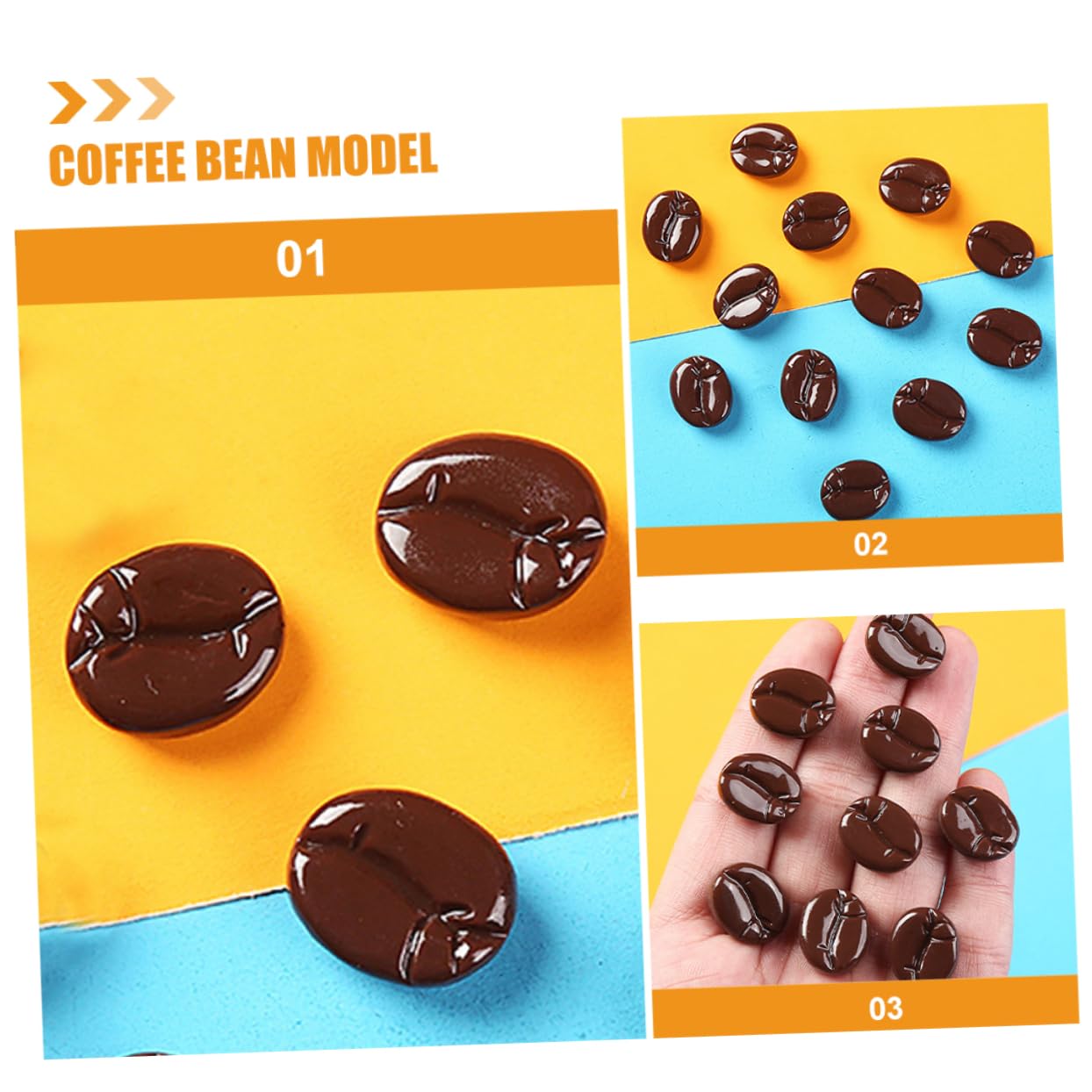 HOOTNEE 20pcs Latte Pen for Fake Coffee Beans Craft Accessories for Coffee Shop Display