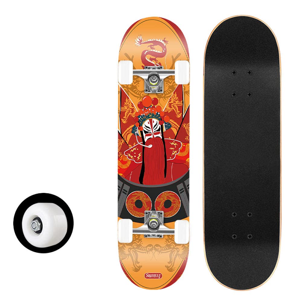 Deskorolka dramat Chiny deskorolki 80 x 20 cm 7-warstwowy klon podwójna kopia góra cukierek longboard chłopiec deskorolka dorosły deskorolka dla początkujących długa deska dziewczyna dzieci deskorolka