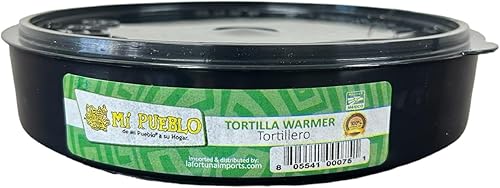 Miniatura 9 de Mi Pueblo Calentador de tortilla de plástico, Tortillero de plastico 7.5 pulgadas (paquete de 1) (amarillo, pequeño)