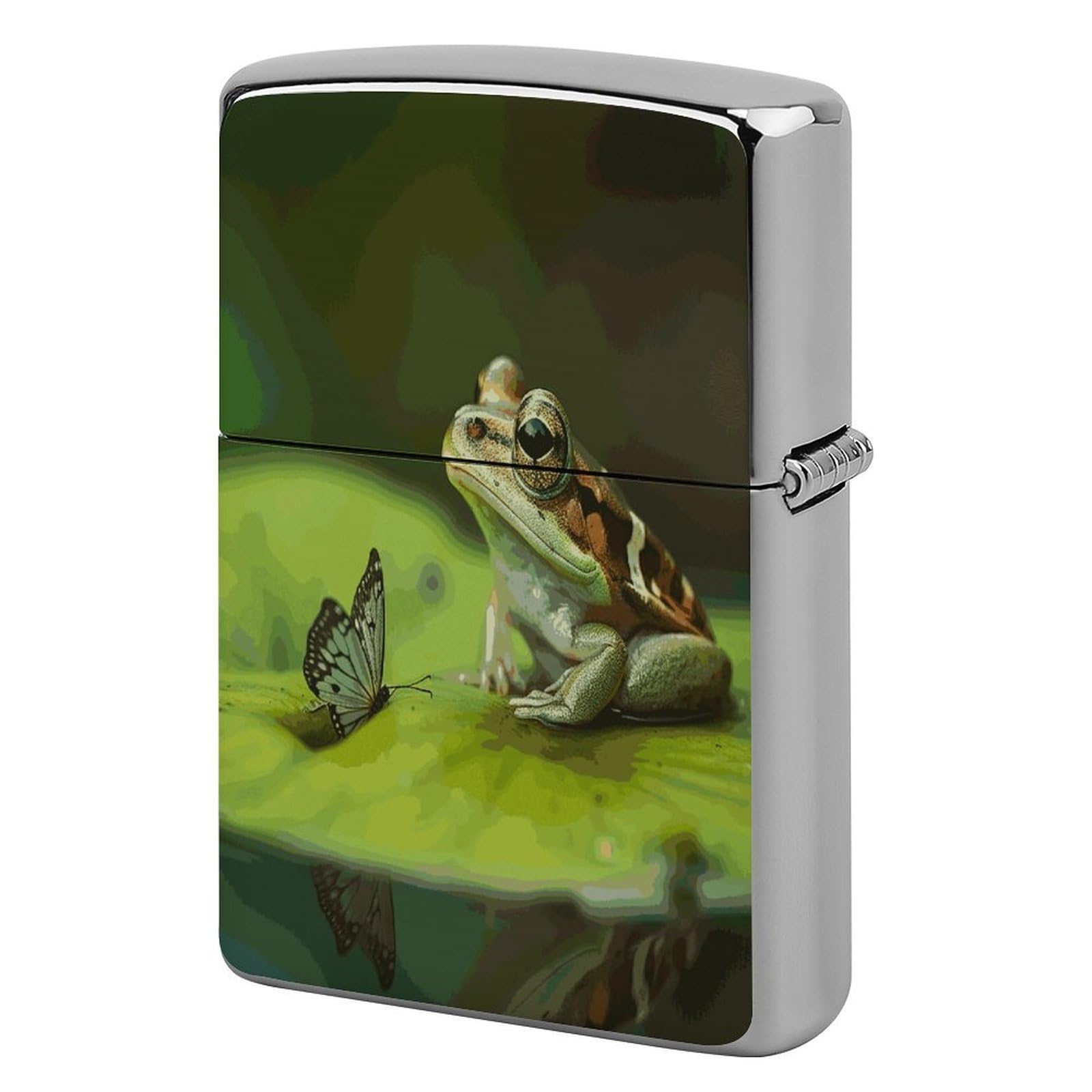 Fekiloot Style Frog And Butterfly Lighter Case Cover Lighter Holder