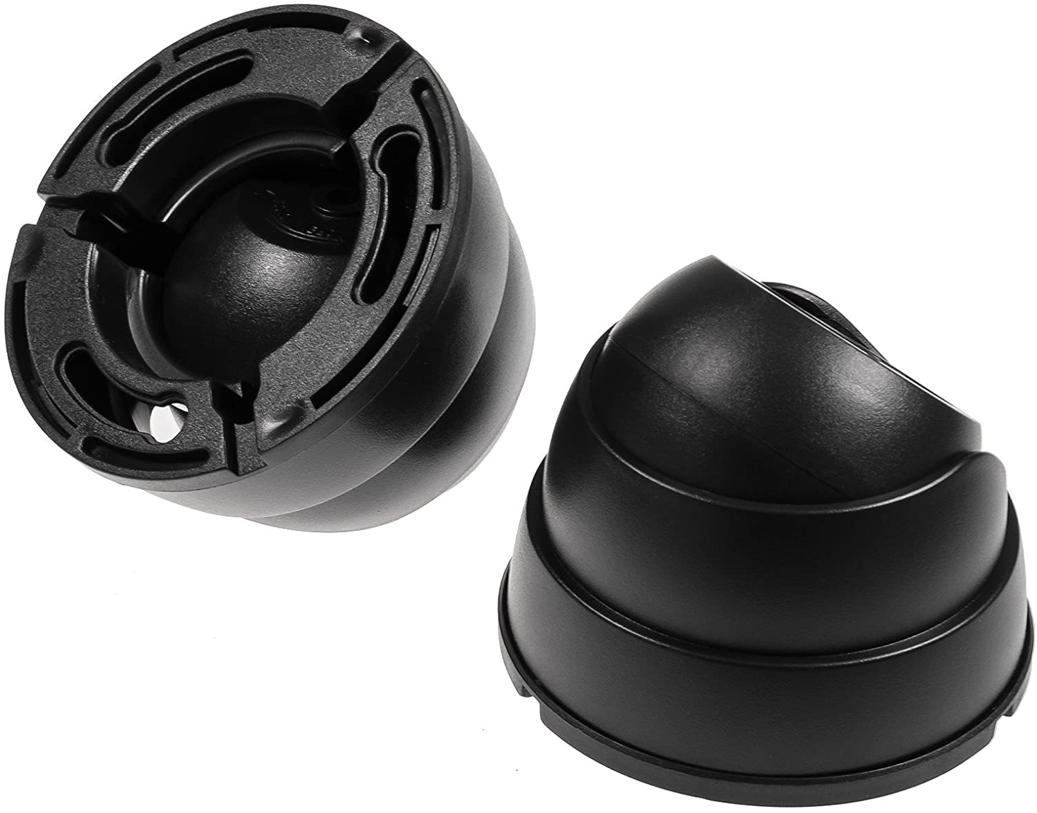 Telecamera di Sicurezza Finta CCTV con Luce Lampeggiante LED a Infrarossi Nero 2x