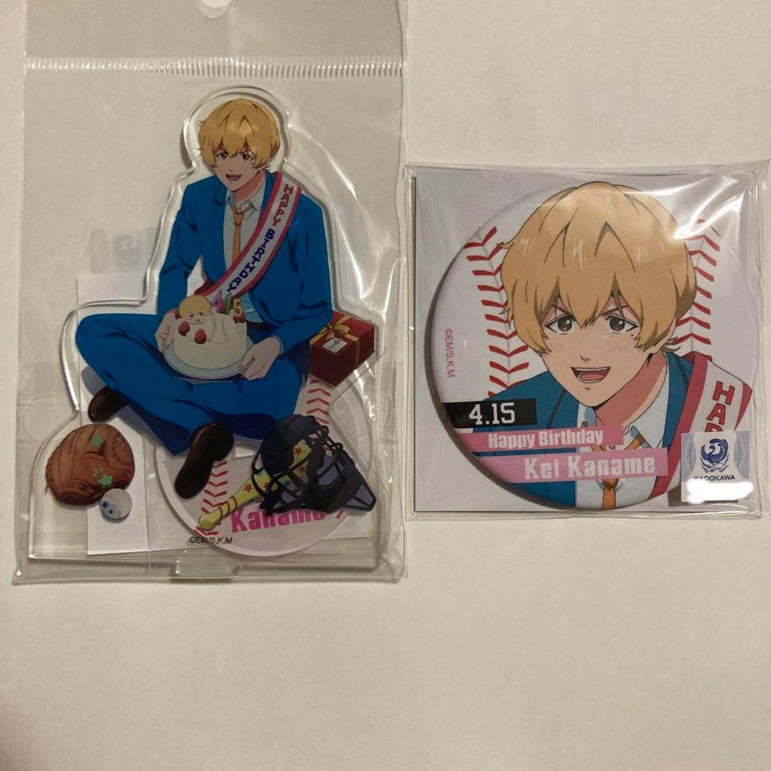 忘却バッテリー 要圭バースデーグッズ アクリルスタンド、缶バッジ