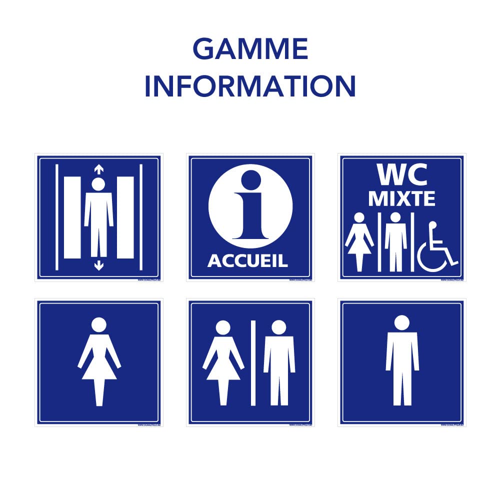 Panneau Information Surveillance Vidéo 24 h/24. G0325. Signalisation Information Sécurité personnalisable - 980 x 350 mm - Aluminium 2 mm - Aluminium 2 mm -