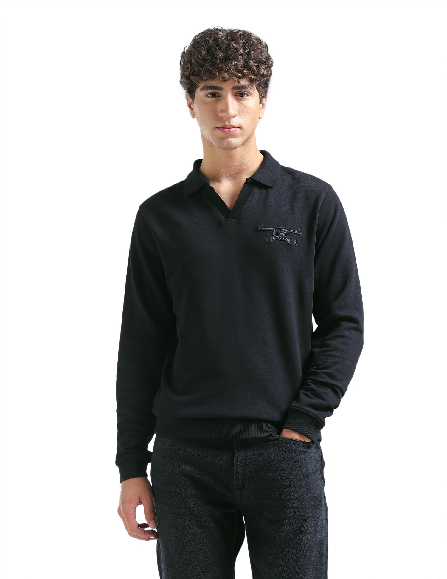 Men's Regular Fit Sweatshirt| Solid-image-30