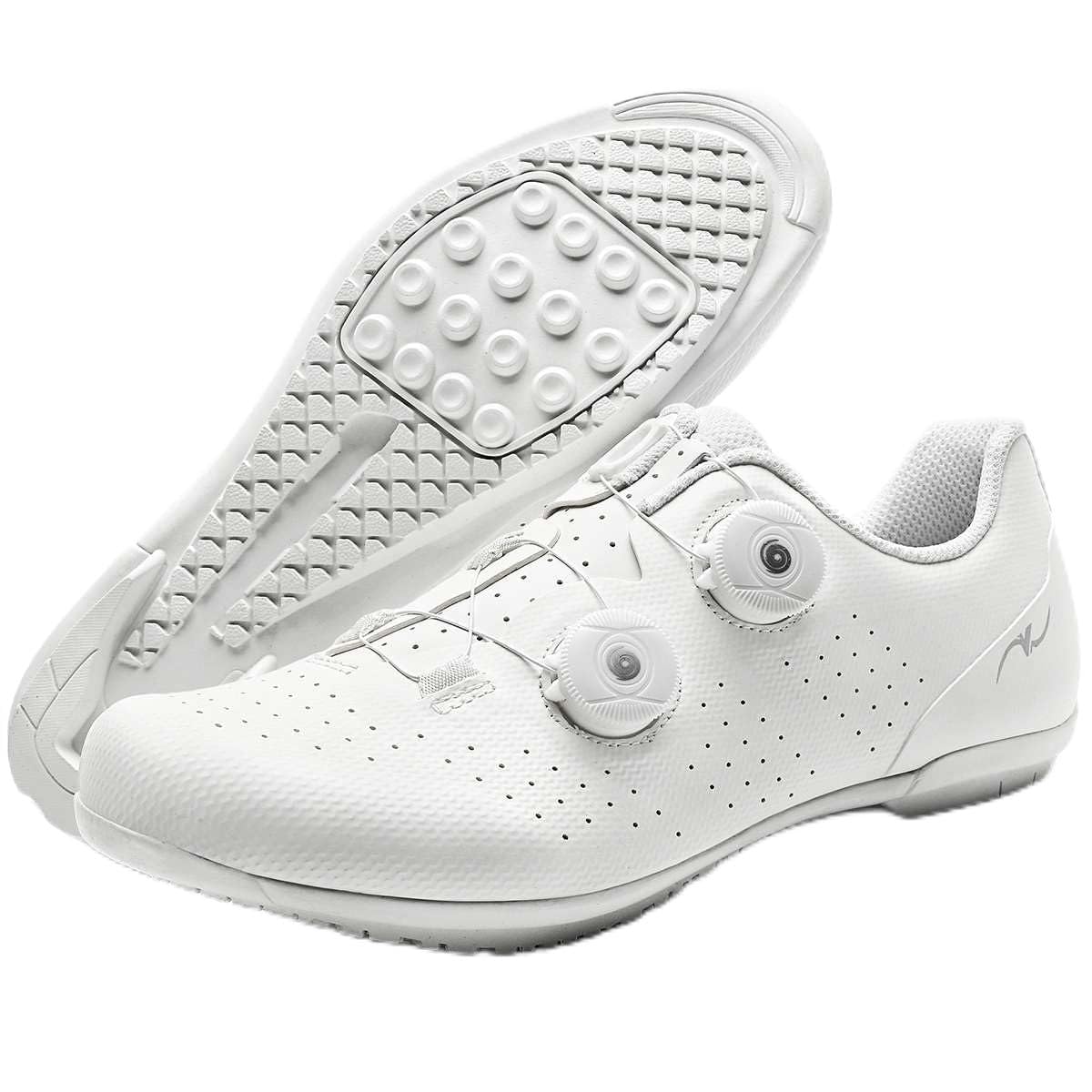 Scarpe da Ciclismo Senza Attacchi con Suola in Gomma Uomo Donna Scarpe da Strada E da Mountain Bike raspiranti, Fori di Ventilazione