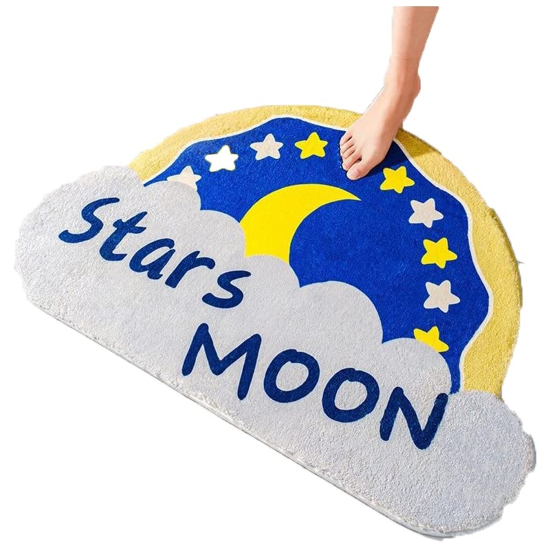 Tapis de sol arc-en-ciel pour porte de salle de douche moderne