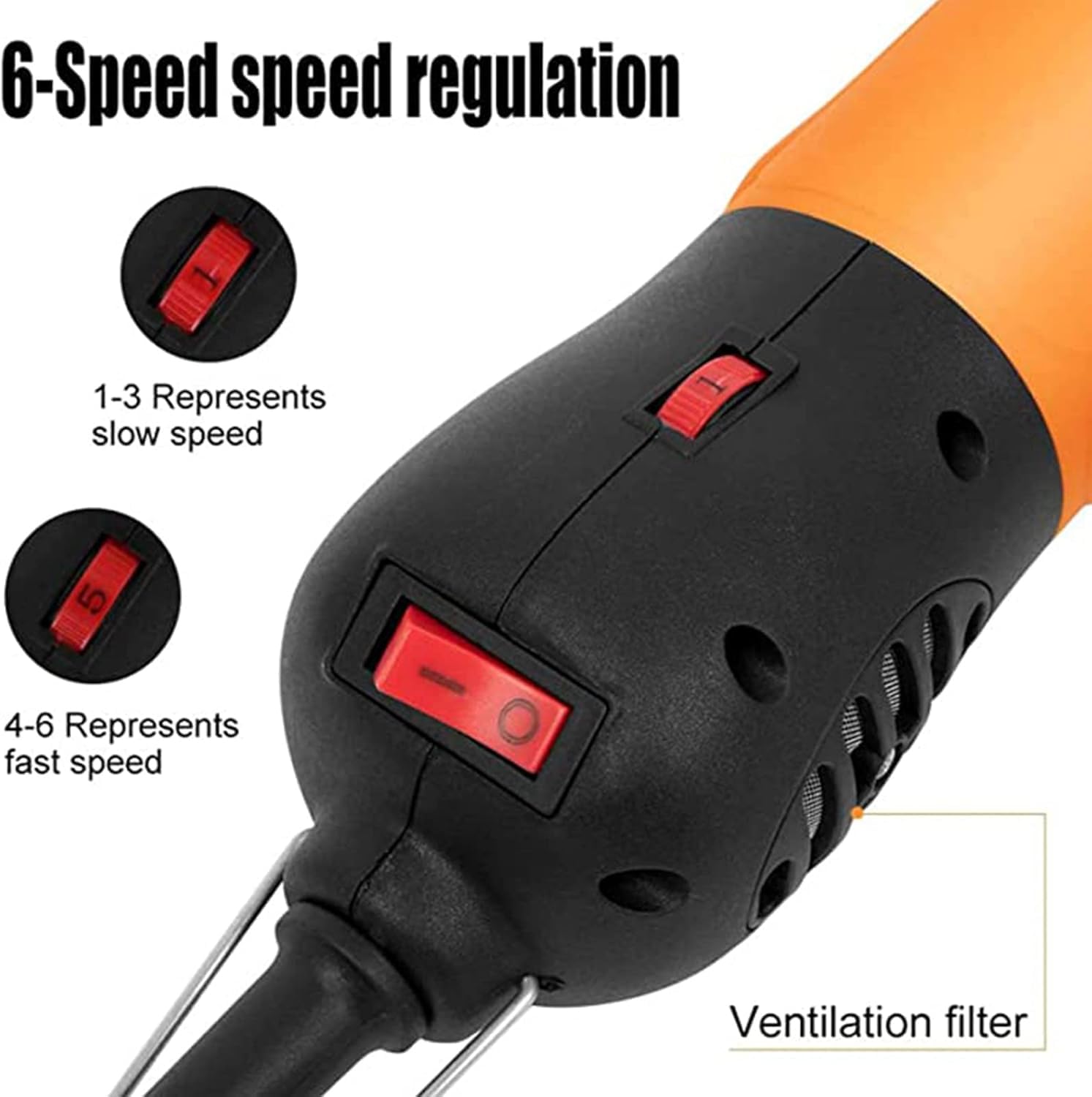 Cortapelos eléctricos para Caballos, Tijeras equinas eléctricas de 690 W con Ajuste de 6 velocidades, tensión de Hoja Ajustable, Recortadora equina de Pelo de Caballo de 2800 RPM para Abrigos Red