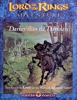 Paperback Darker than the Darkness (Lord of the Rings Adventure Game) Book
