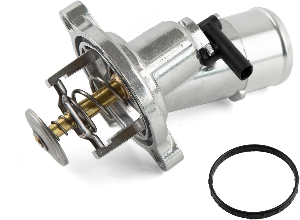 Coolant Thermostat Housing Assembly for Ram 2500 3500 4500 5500 2014 2015 2016 2017 2018 2019 2020 2021 2022 for Ram 4000 2019 2020 2021 2022 6.4L V8 Replaces 902-3045 956-216 95616 4893177AB