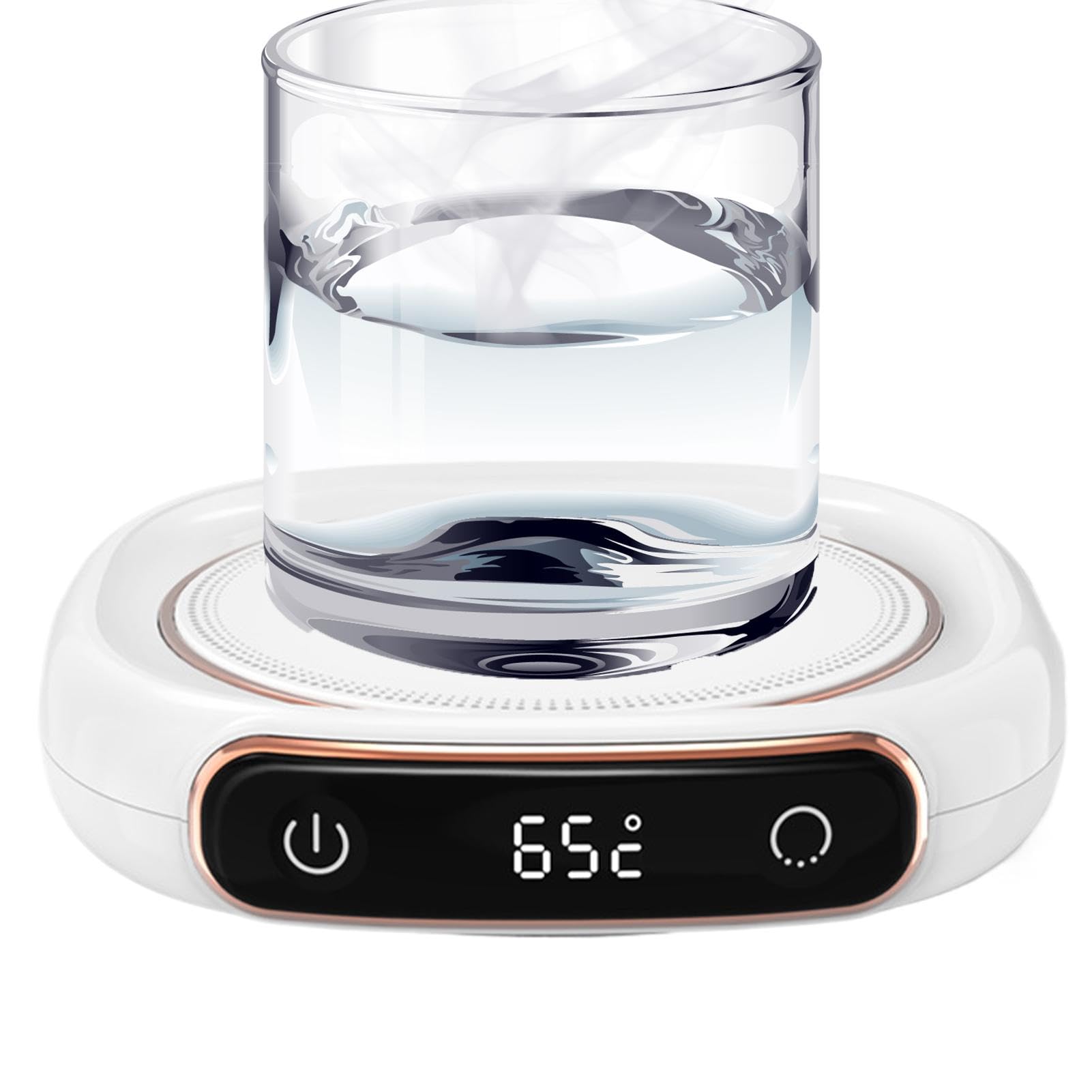 Calentador de tazas de café eléctrico y placa térmica regulable para tazas de té