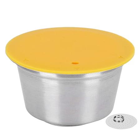 Coffee Capsule, Durable Stainless Steel Reusable Refillable Filter Cup for Dolce Gusto Coffee Maker(e degree)