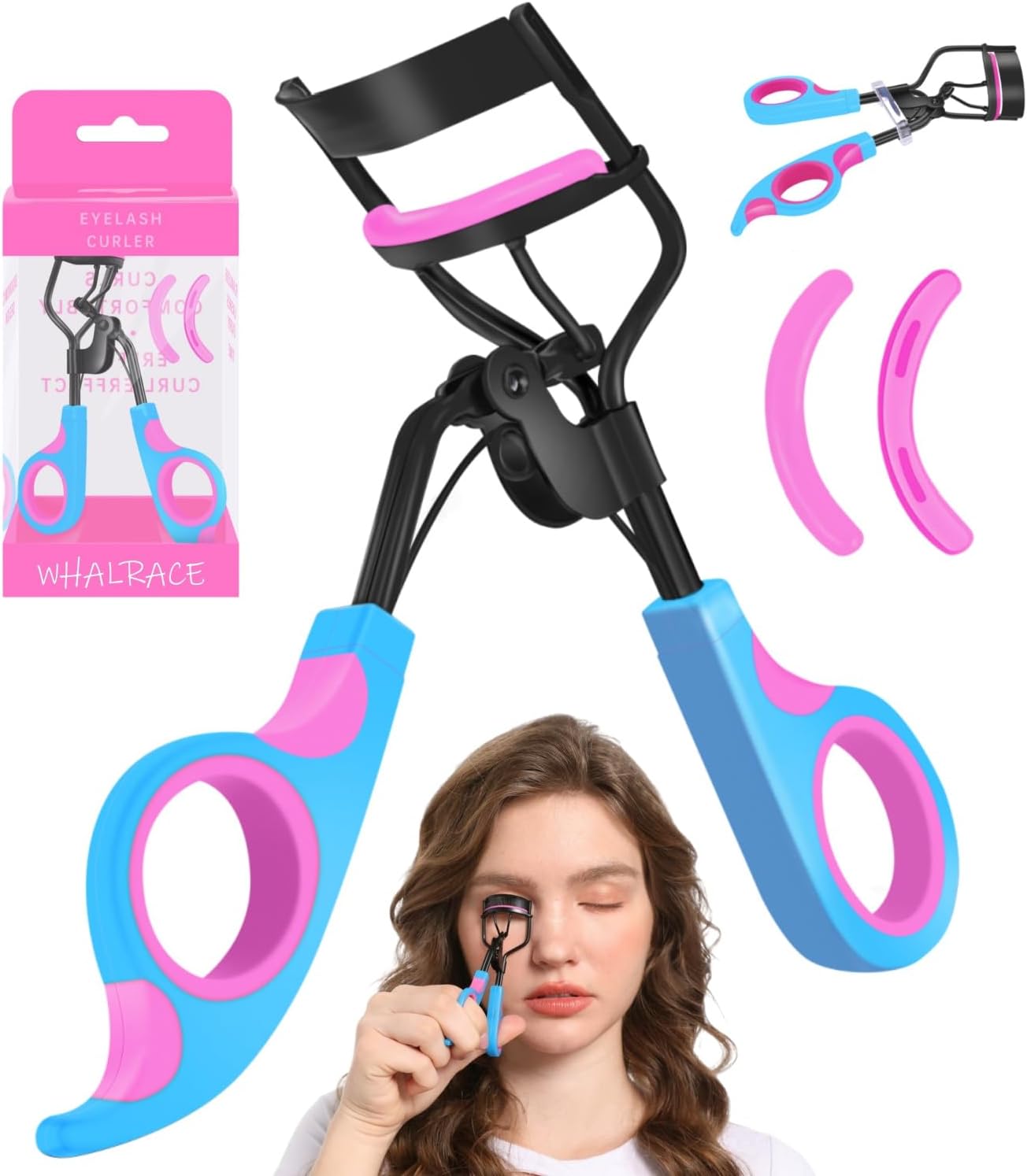 Whalrace Eye Lash Curler, Premium Quality Eyelash Curlers
