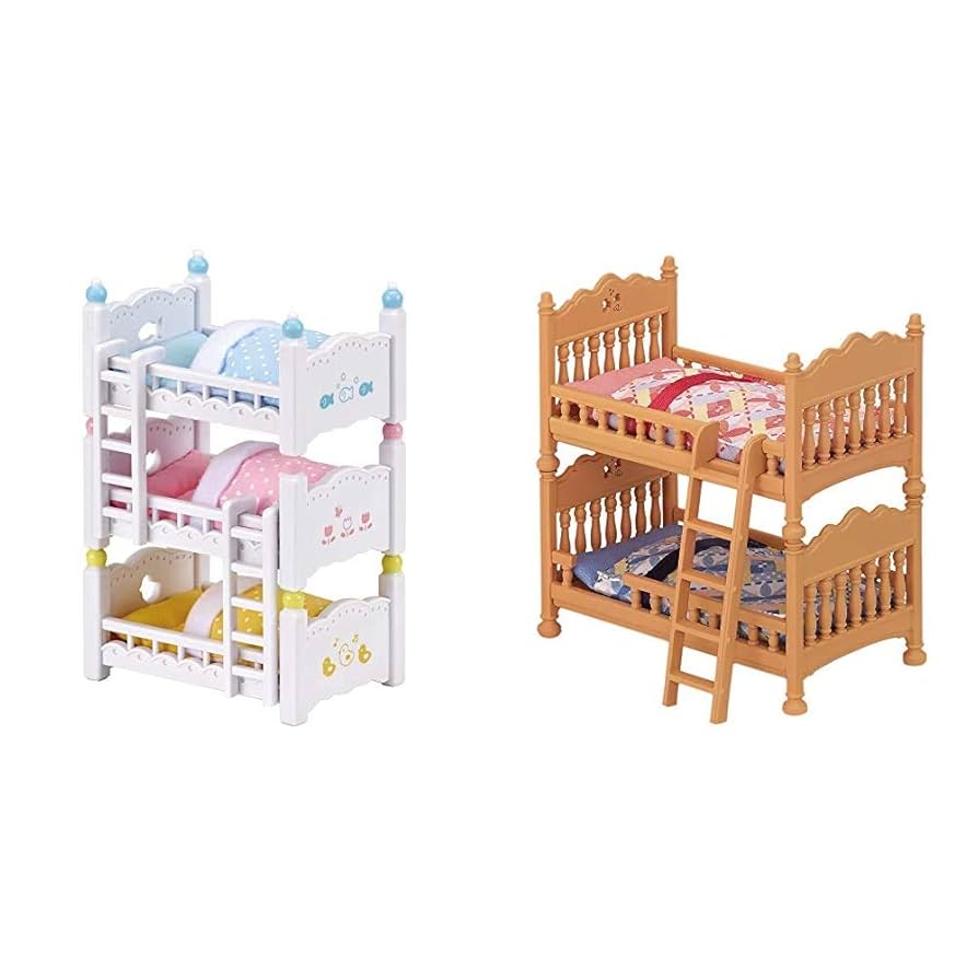 Amazon | シルバニアファミリー 家具 赤ちゃん三段ベッド カ-213