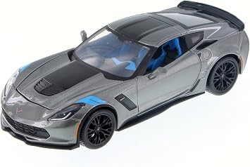2017 Corvette Grand Sport Hardtop, Gray 37516-1/24 Scale Diecast Model Car