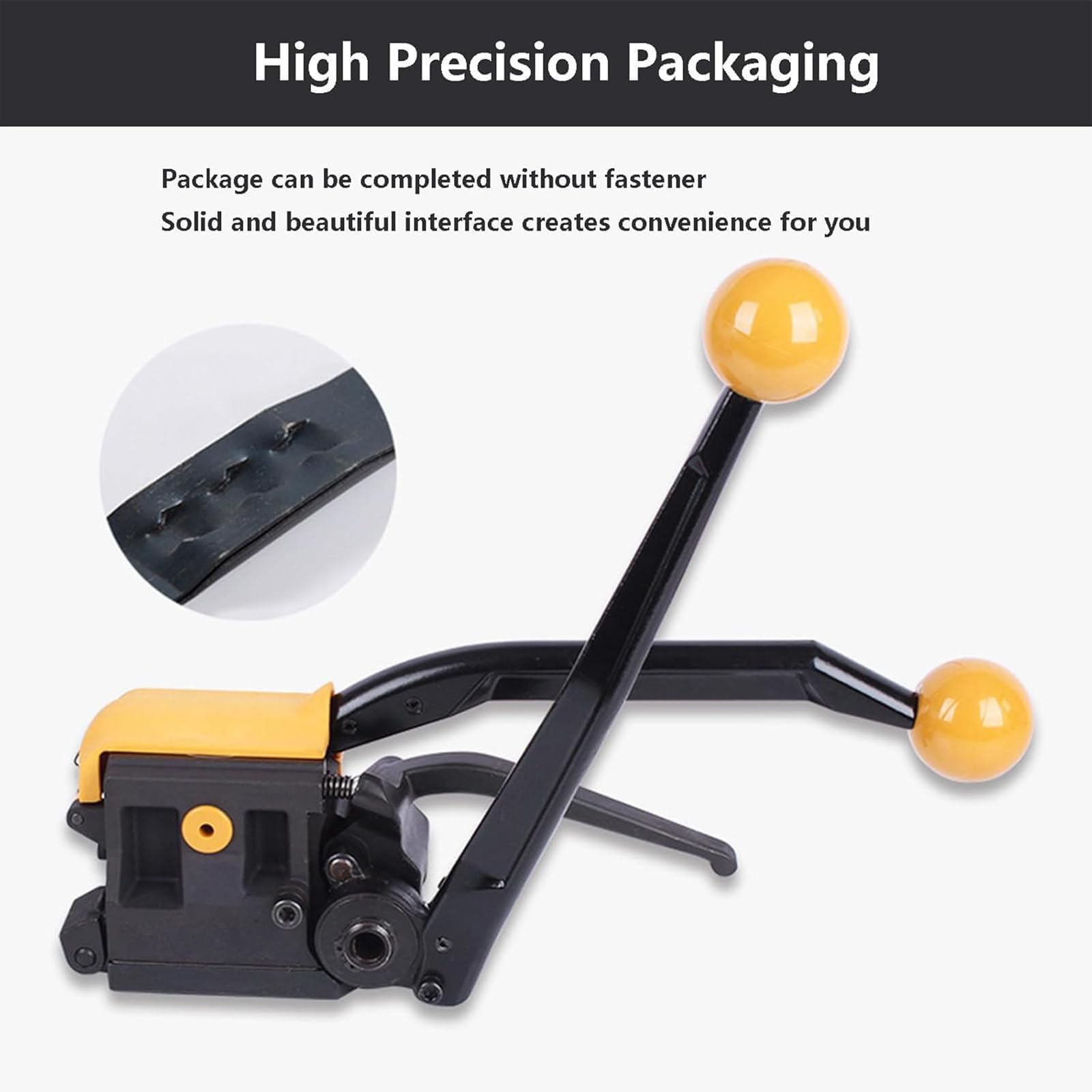 Manual Packaging Strapping Machine, Steel Strapping Machine, Spanning Stalen Riem 700-850N, for Steel Straps of Thickness Less Than 0.58mm and Width Less Than 19mm, for Metal Aluminum, Steel