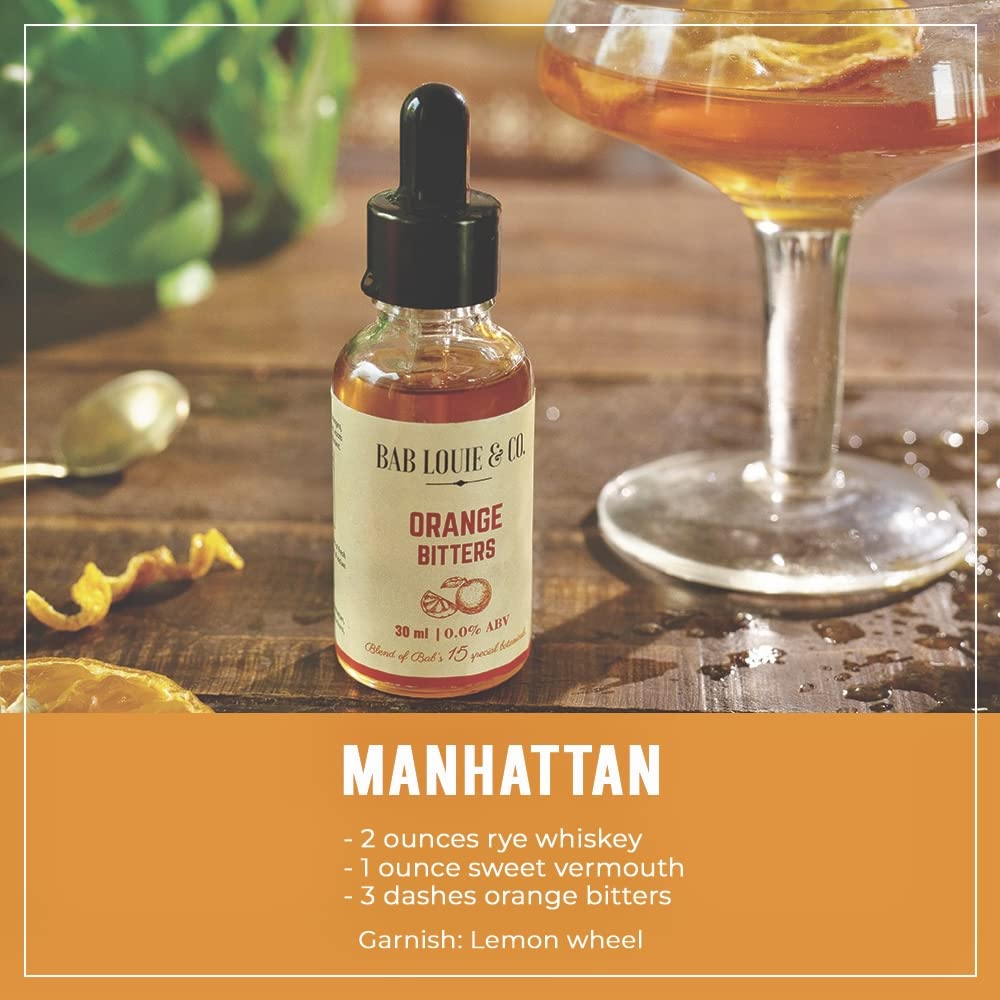 Bablouie Baby Orange Bitters India's First Non Alcoholic Craft Bitters 30ml Distinct