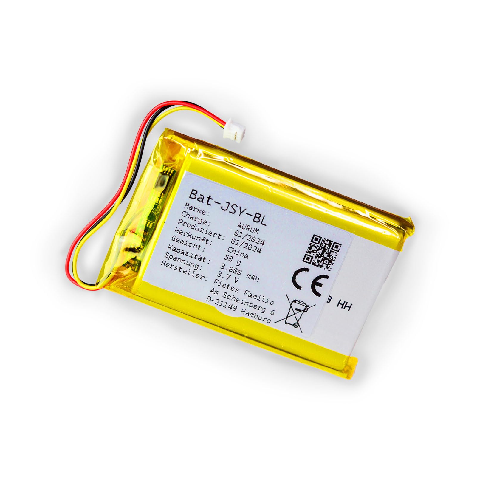 Akku für Babyphone eufy SpaceView Baby Monitor E110 T8300-M und HelloBaby HB6250 Babyfon (2.900 mAh)