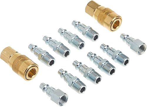 Miniatura 9 de Milton S-210 NPT kit acople y conector macho NPT 14 12 unidades