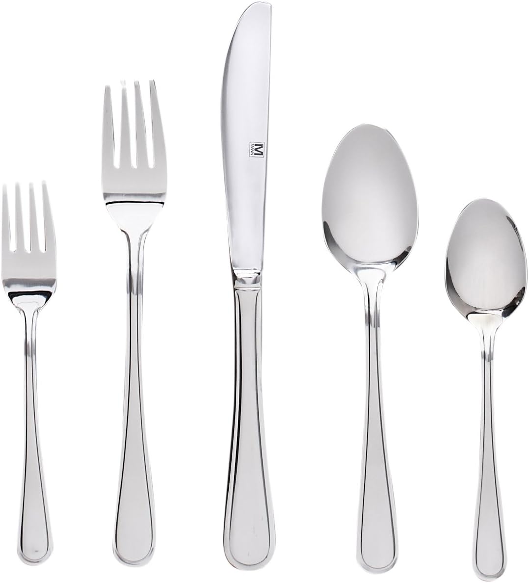 Safdie & Co. AM02561 Premium Flatware Set, One Size, Stainless Steel