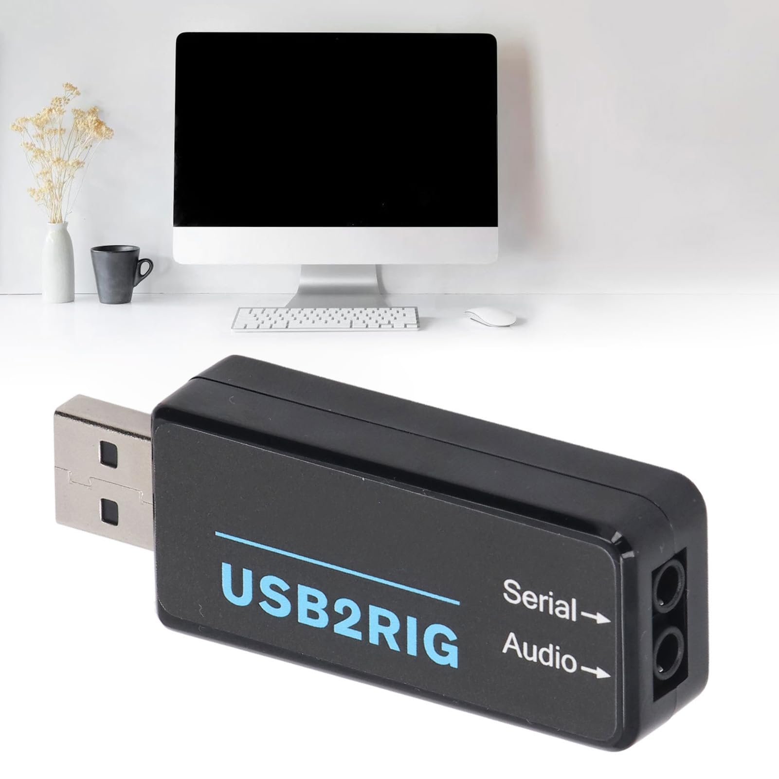 Adattatore Audio USB, 3.5mm 2 in 1 Doppio Adattatore Adattatore di Schede Audio Esterna, Supporto TTL/232/CIV, per Scheda Audio
