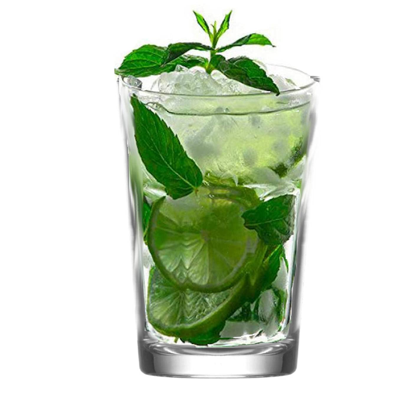 Acan Tradineur - Pack de 6 Caja de 6 Vasos Modelo Lara - Capacidad: 205 ml - Fabricado en Vidrio Resistente - Apto para lavavajillas - Tamaño Aprox: Ø 6,5 x 9,8 cm - 36 Uds Totales