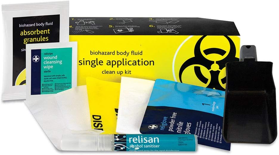 Reliance Medical Biohazard Body Spills Kit 1 Application for Ref 717, Multi